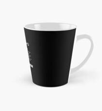 Kein Fluss gegeben - lustiges Wissenschaftsdesign. Tasse (konisch)