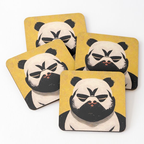 Item preview, Sumo Panda Pop Art 3 designed and sold by AiBroughtToLife.