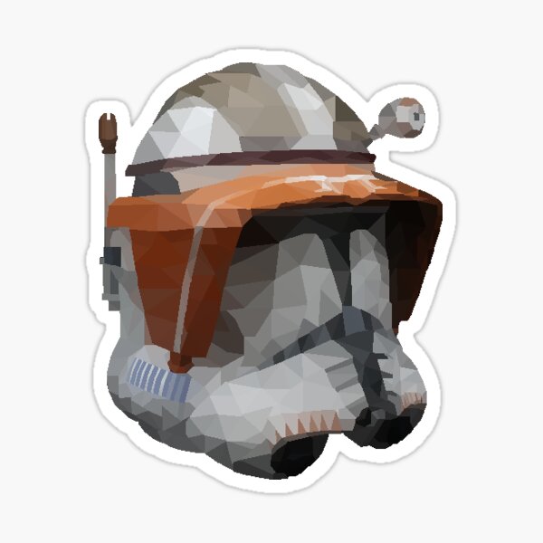 Vista previa del artículo con la obra «Casco del Comandante Cody», diseñado y vendido por Niicholas.