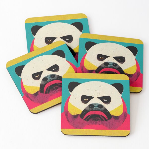 Item preview, Sumo Panda Pop Art 4 designed and sold by AiBroughtToLife.
