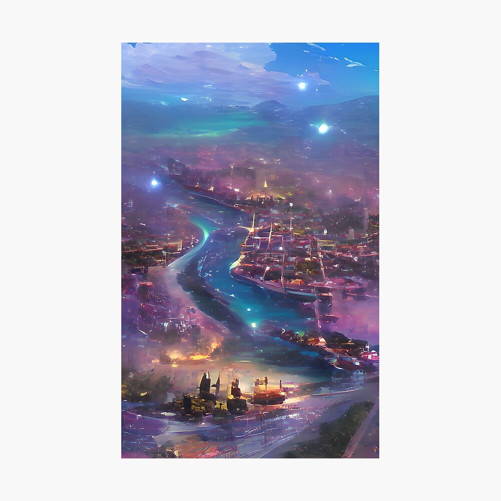 City of Stars - Velaris Art Print Art Print by Padfoot and Prints