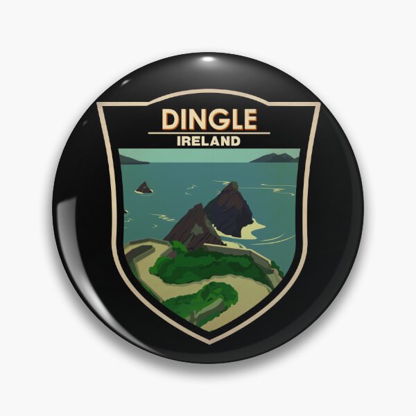 Item preview, Dingle Peninsula Ireland Travel Badge designed and sold by KrisSidDesigns.