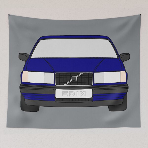 Item preview, 940 Turbo USA eggcrate blue color best t-shirt design swedishmetal designed and sold by EdimDesign.