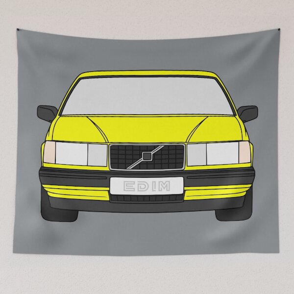 Item preview, 940 Turbo USA eggcrate yellow color best t-shirt design swedishmetal designed and sold by EdimDesign.