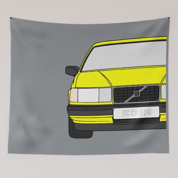 Item preview, 940 Turbo USA eggcrate yellow color best t-shirt design swedishmetal designed and sold by EdimDesign.