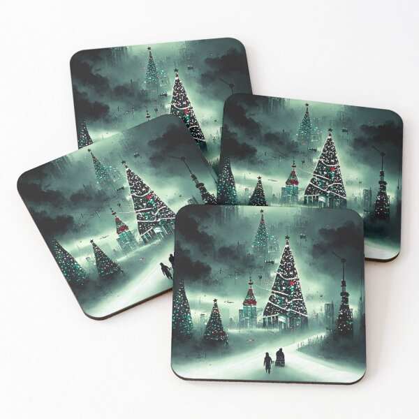 Item preview, Dystopian Christmas Wonderland Geeting designed and sold by JinxedMonster.