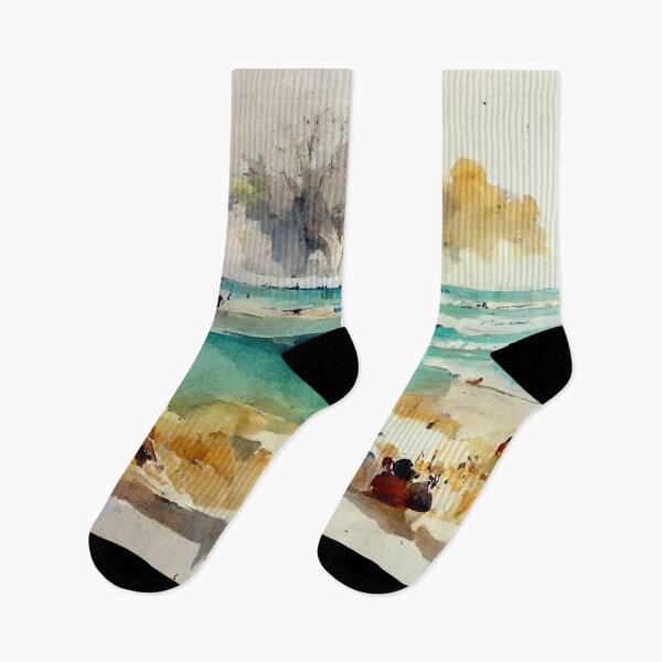 Artikelvorschau, Strand-Aquarell-Malerei entworfen und verkauft von shokA Design.