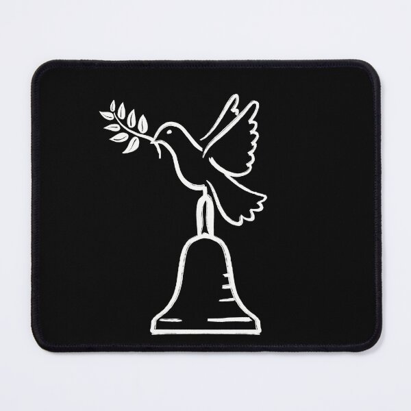 Item preview, Peace Dove And Handbell white variant designed and sold by SubtleSplit.