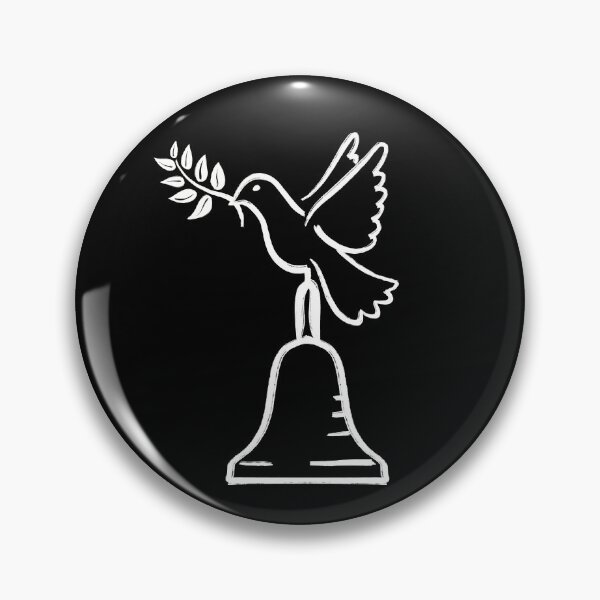 Item preview, Peace Dove And Handbell white variant designed and sold by SubtleSplit.