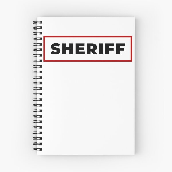 Item preview, Sheriff with red frame designed and sold by SVPOD.