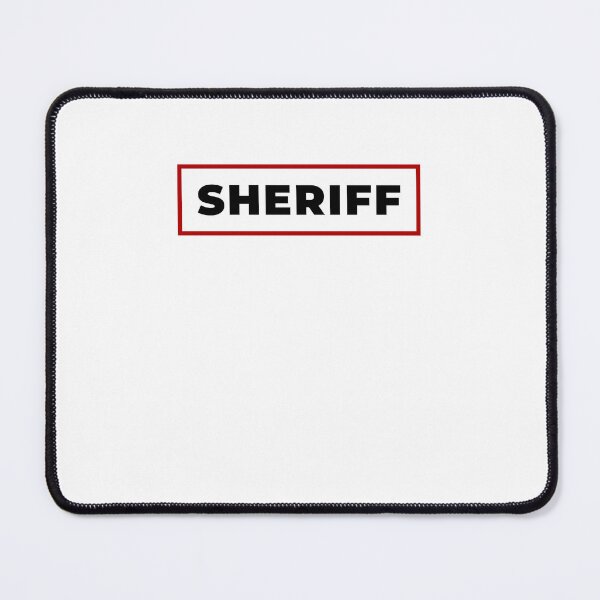 Item preview, Sheriff with red frame designed and sold by SVPOD.