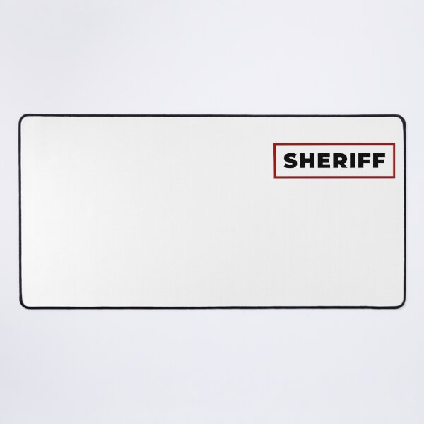 Item preview, Sheriff with red frame designed and sold by SVPOD.