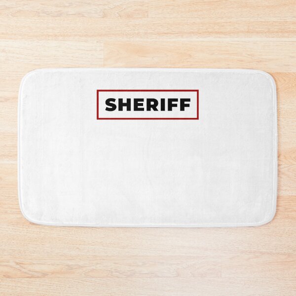 Item preview, Sheriff with red frame designed and sold by SVPOD.