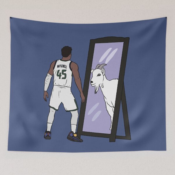 Item preview, Donovan Mitchell Mirror GOAT (Utah) designed and sold by RatTrapTees.