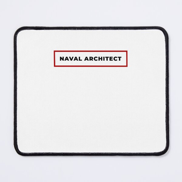 Item preview, Naval Architect with red frame designed and sold by SVPOD.