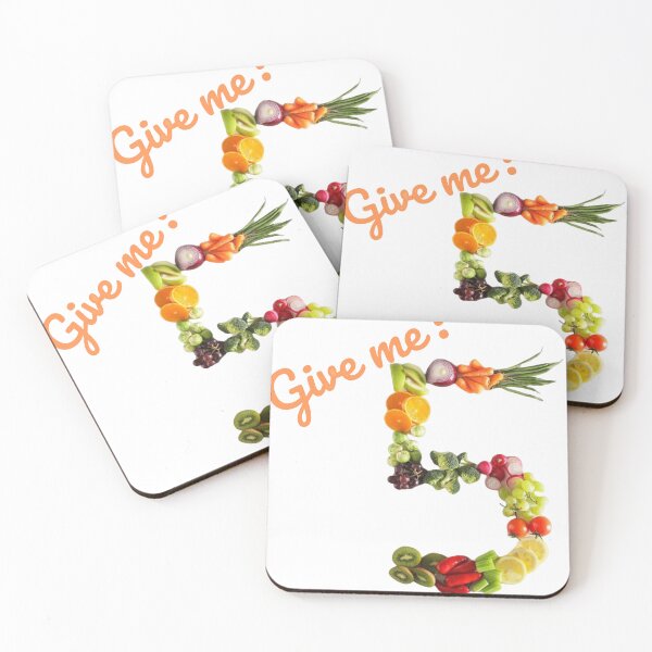 Item preview, give me five - 5 fruits and vegetables designed and sold by Jero-fan.