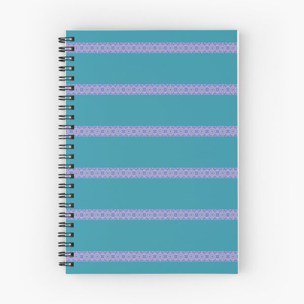 Item preview, Stripes Pattern Boho Vibes Abstract Lines on a Greenish Dark Cyan Background designed and sold by Beachy.