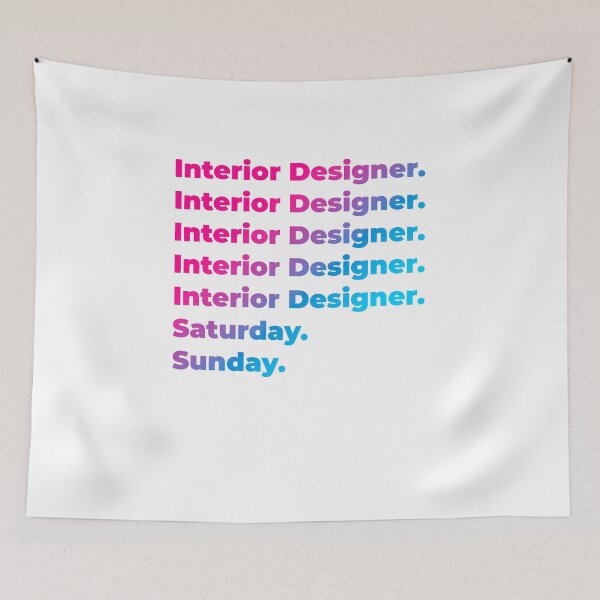 Item preview, Interior Designer work week designed and sold by SVPOD.