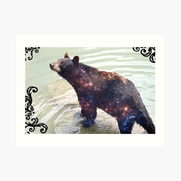 Galaxy Bear Alternate Art Print