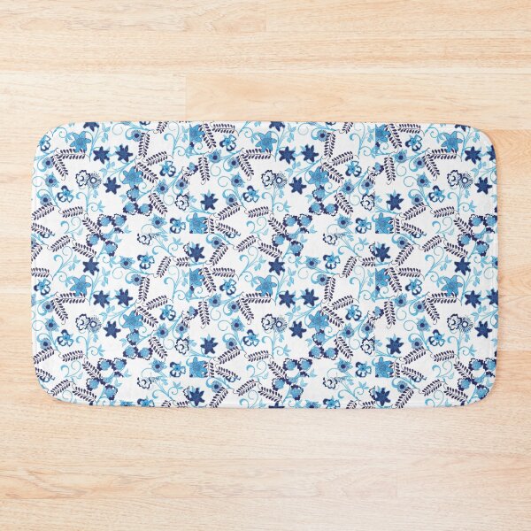 Item preview, Blue Floral Garden designed and sold by m2inspiration.