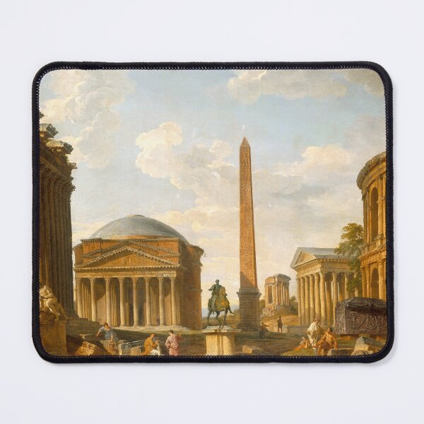 Item preview, Giovanni Paolo Panini Roman Capriccio: The Pantheon and Other Monuments designed and sold by OldTimeArt.