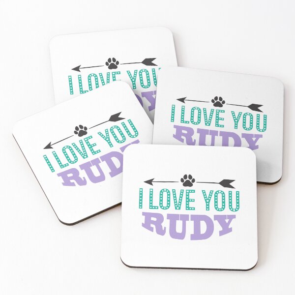 Item preview, Rudy Dog Love Tag Name designed and sold by PodiShawna.