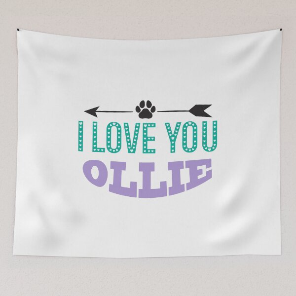 Item preview, Ollie Dog  Love Tag Name designed and sold by PodiShawna.