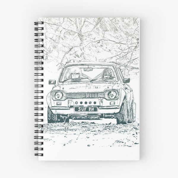 Artikelvorschau, MK1 Ford Escort Rallye entworfen und verkauft von ArtyMotive.