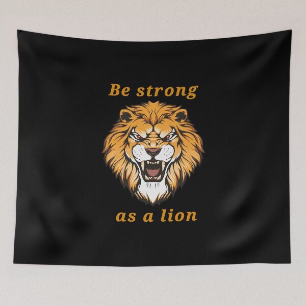 Item preview, Be strong as a lion designed and sold by We Grow.