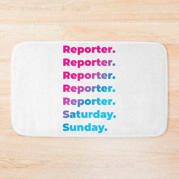 Item preview, Reporter work week designed and sold by SVPOD.