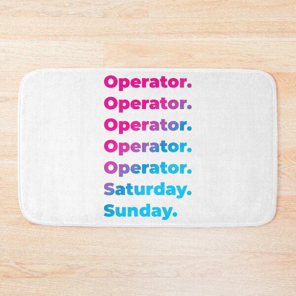 Item preview, Operator work week designed and sold by SVPOD.