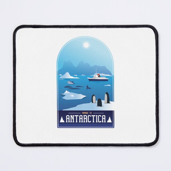 Item preview, Antarctica Vintage Sticker designed and sold by Suzy Perez Art.