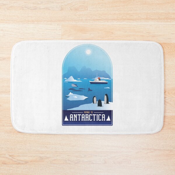 Item preview, Antarctica Vintage Sticker designed and sold by Suzy Perez Art.
