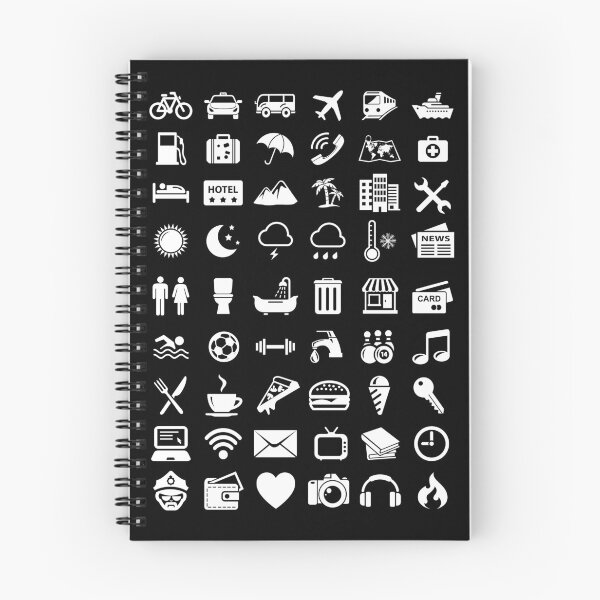 Item preview, Travel Icons Language (White) designed and sold by DCornel.