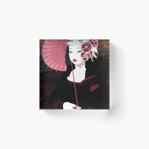 Fior Da Lisa - Geisha Mona Lisa Acrylic Block