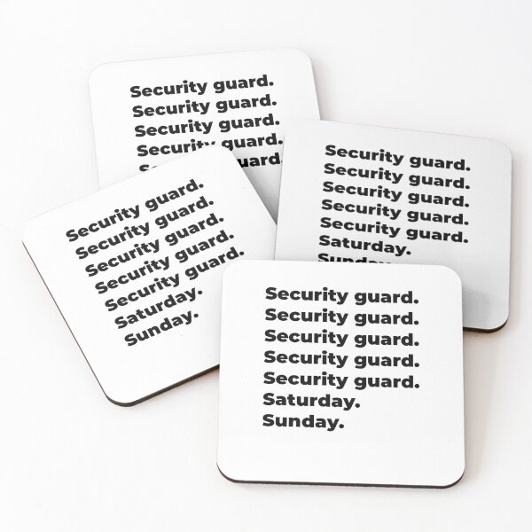 Item preview, Security guard funny workweek designed and sold by SVPOD.