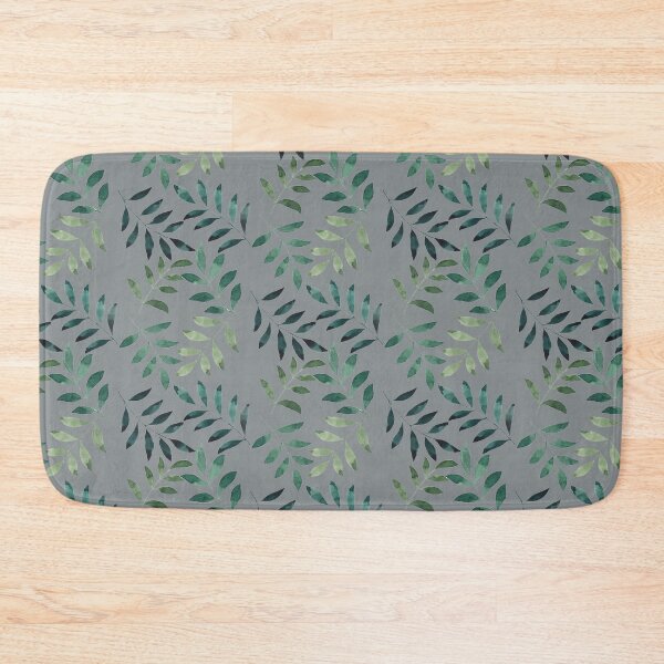 Item preview, Green leaves pattern designed and sold by JadeWuArt.