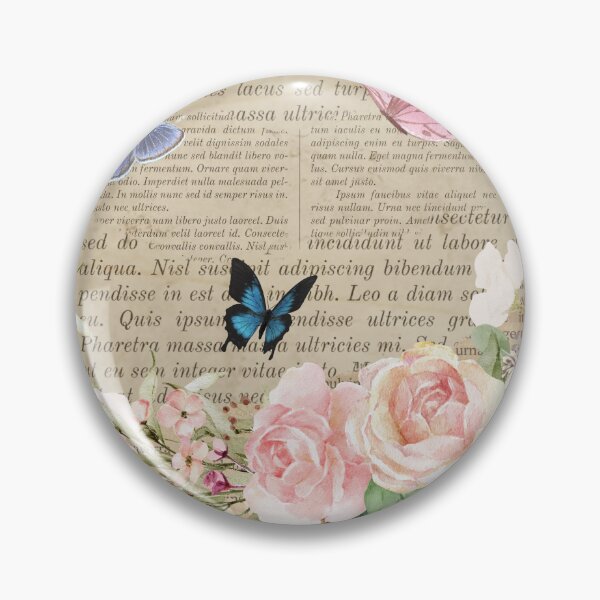 Item preview, Floral Design on ripped paper designed and sold by Araxni.