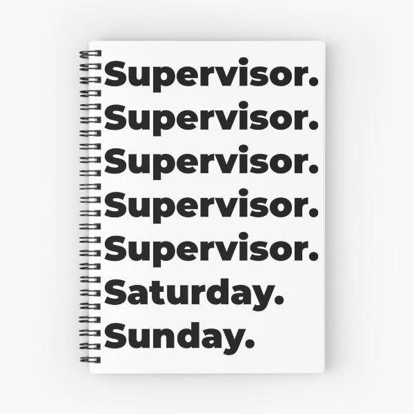Item preview, Supervisor funny workweek designed and sold by SVPOD.