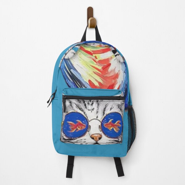 Item preview, Funny Colorful Cat Face With Funky Glasses designed and sold by Vittorio-23.