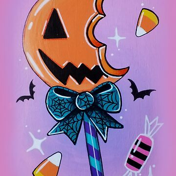 Jack O Lantern Frosted Lollipop