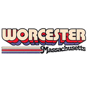 Artwork thumbnail, Worcester, MA | City Stripes by retroready