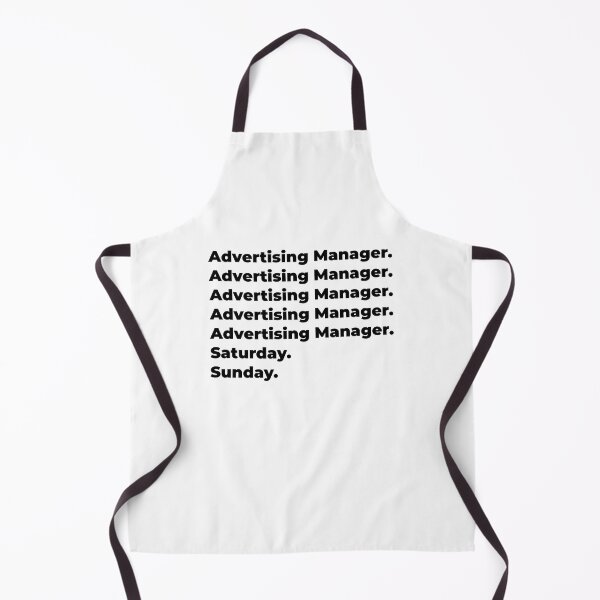 Item preview, Advertising Manager funny workweek designed and sold by SVPOD.
