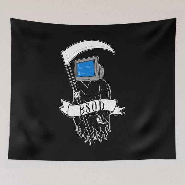 Item preview, ⭐ Grim Reaper BSoD | Blue screen of Death Halloween designed and sold by CodingStore  ★★★★★.