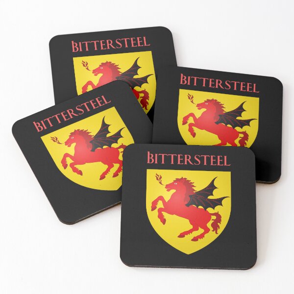 Item preview, Bittersteel (v2) Coat of Arms Heraldry Sigil - A Song of Ice and Fire designed and sold by >> jonboydesigns.etsy.com.