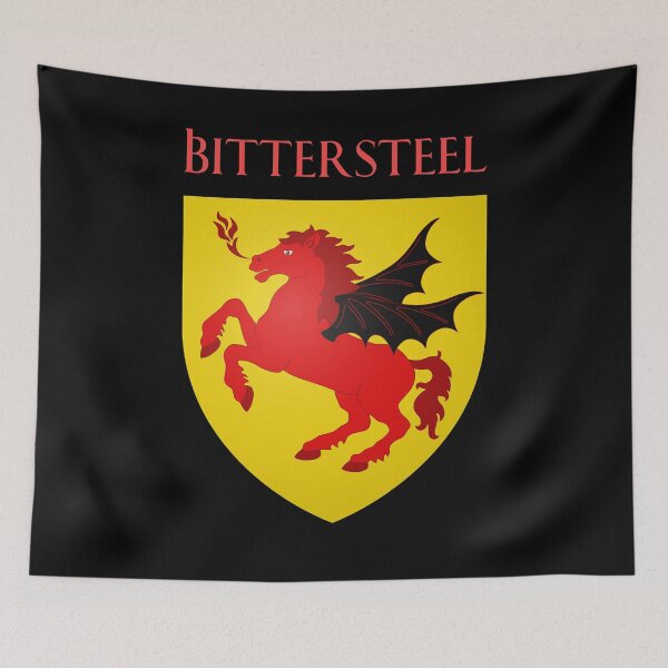 Item preview, Bittersteel (v2) Coat of Arms Heraldry Sigil - A Song of Ice and Fire designed and sold by >> jonboydesigns.etsy.com.
