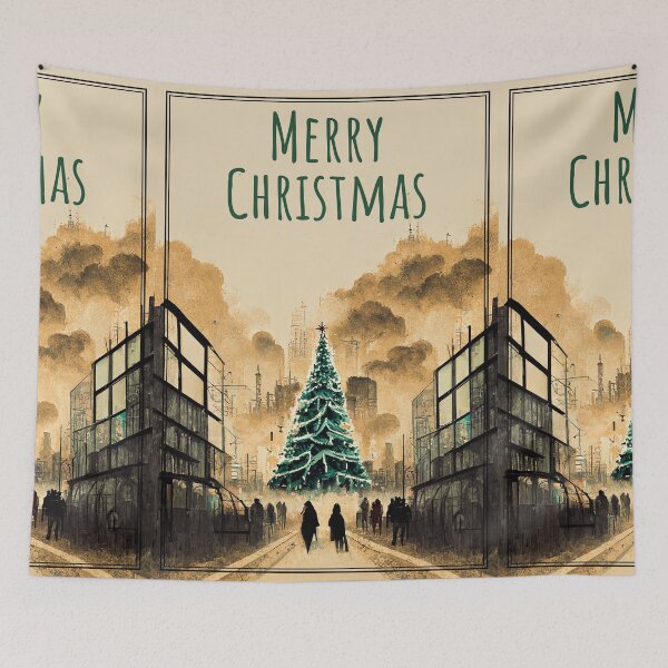 Artikelvorschau, Uban Christmas Dystopian Geeting entworfen und verkauft von JinxedMonster.