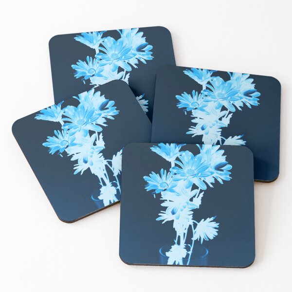 Item preview, Cyanotype Art Printing Blue Flowers Daisy Photography designed and sold by yelly123.