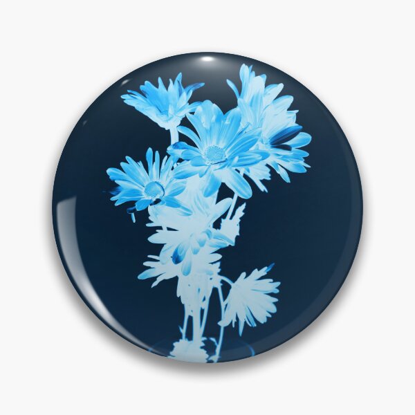 Item preview, Cyanotype Art Printing Blue Flowers Daisy Photography designed and sold by yelly123.