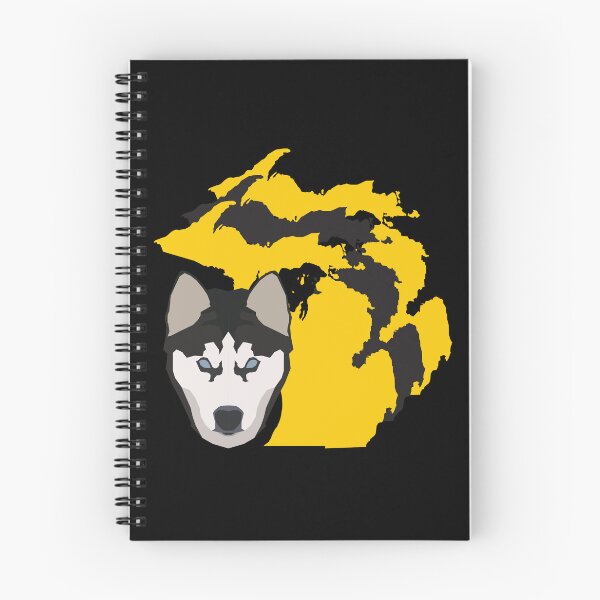 Artikelvorschau, Grenze zu Michigan, Huskies entworfen und verkauft von LatterDaze.